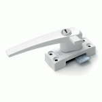 DX Raamboompje Cilinderslot met Nok Links SKG* epoxy Wit (Incl. Sluitkom) RBM L 1300 WE-0