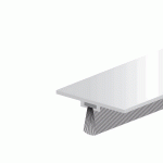 ELLEN Tochtstrip Dorpelprofiel DBS 27x1000mm Aluminium/Borstel-0