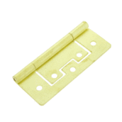 DX Louvredeurscharnier Vermessingd 63x27mm LDS 631B-0