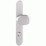 HOPPE Smalschild KTB PC92 Buitenschild met Knop E86G/3359ZA RVS SKG***-0