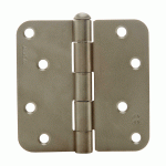 AXA Scharnier Ongelagerd Rond RVS Gestraald 89x89x2,4mm los 1105-25-83/7K-0