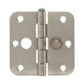 AXA Veiligheidsscharnier Ongelagerd Rond RVS Gestraald 76x76x2mm los 1114-24-83/7KV SKG**-0