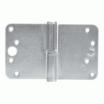 AXA Veiligheids- Kogelstiftpaumelle Rond Topcoat 89X150x3mm Din Links 1202-38-23/V4 SKG***-0