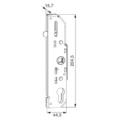 MACO Hefslot Reparatieslotkast DM37,5 PC69 226693 (Exclusief spanstiften)-2801
