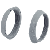 HOPPE HCS Decorringen met Schroefdraad Grijs-0