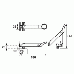 AXAflex Raamuitzetter Wegdraaibaar (RS) Standaard Wit-Wit 2647-20-74/E-900