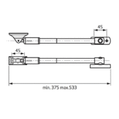 AXA Telescopische Raamuitzetter 35 EX