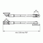 AXA Telescopische Raamuitzetter 50 EX