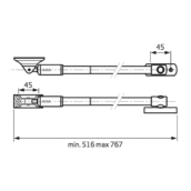 AXA Telescopische Raamuitzetter 50 EX
