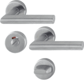 HOPPE Amsterdam Binnendeurbeslag Rozettengarnituur E1400Z/42KV/42KVS WC RVS DD37-42mm-0