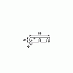 AXA Sluithaak SHK Voor Raamsluitingen 3302/3308/3309 Topcoat 3303-93-23/E-1626