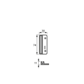 AXA Opbouw Sluitkom A-Standaard Voor 3302/3308/3309 Zamac 3307-85-64/E-1609