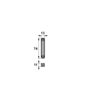 AXA Opbouw Sluitkom S-Smal Voor 3302/3308/3309 Zamac 3307-86-64/E-1616