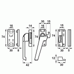 AXA Raamsluiting 3318