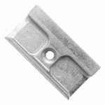 MACO Sluitplaat Standaard Hout Vlak 48x26x9mm SP26 Multitrend Zilverlook 34974-0