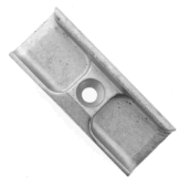 MACO Sluitplaat Standaard Hout Vlak 48x19x9mm SP20 Multitrend Zilverlook 34981-0