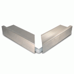 Daktrim Standaard 35x54x2500mm voor Snelkoppelsysteem Aluminium-177