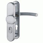 HOPPE Trondheim Veiligheidsbeslag KTB PC72 KN/KR E86G/3332ZA/3310/1430Z RVS SKG***-0