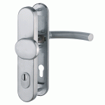 HOPPE Trondheim Veiligheidsbeslag KTB PC92 KN/KR E86G/3332ZA/3310/1430Z RVS SKG***-0