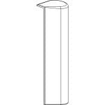 MACO Afdekkap hoekl.band DT Rs Wit MU 41740-0