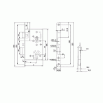 MAUER 4336 Anti-Paniekslot Zelfsluitend Functie E PC72 DM60 RVS DIN RS (excl. Sluitplaat)-1493