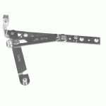 MACO Hoeklager Links 80KG Multitrend VV 18/12 Zilverlook 43780-0