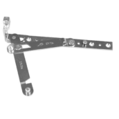 MACO Hoeklager Links 80KG Multitrend VV 18/12 Zilverlook 43780-0