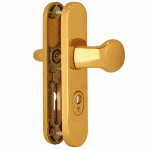 Dieckmann Veiligheidsbeslag D8697M Kn/Kr MESSING PC72 DD:35-45mm KTB SKG***-0