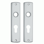 AXA Curve Binnendeurschilden PC55 F1 Geanodiseerd 180x41mm 6350-20-91/55E-0