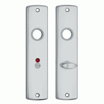 AXA Curve Toiletschilden TL57 (5mm stift) F1 Geanodiseerd 180x41mm 6350-45-91/57E-0