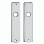 AXA Curve Binnendeurschilden Blind/Loop F1 Geanodiseerd 180x41mm 6350-50-91/E-0