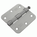 DX Scharnier Ongelagerd Rond RVS 76x76x2mm H367-76763003-0