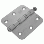 DX Kogellagerscharnier Rond RVS 76x76x2,4mm H367-76763103-0