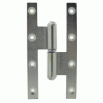 DX Franse Paumelle Scharnier Recht Verzinkt 140x70mm Din Links H168-14700115-0