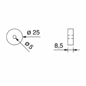 HMB Opvulring/Buffer voor HMB sluitplaten 700006-1529