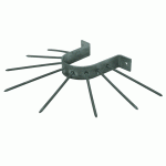 GB Anti-klimbeveiliging Regenpijpbeugel Verzinkt 71496-0