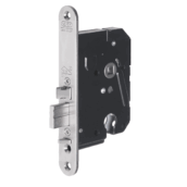 NEMEF Veiligheidsslot Zelfsluitend 4100 Plus 4119/28 Afgerond PC55 DM50 RVS Din LS/RS SKG**-0