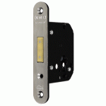 NEMEF Veiligheidsbijzetslot 4228/27 Afgerond DM50 RVS Din LS/RS SKG** (Incl. Sluitplaat)-0