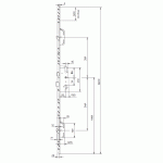 KFV Meerpuntssluiting Cilinderbediend AS2502-F24-W267 DM55 PC72 2400x24mm SKG***-1661