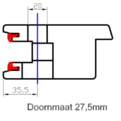 MACO Hefslot DM27,5 PC69 Gr.4 GH:1000 DH:2060-2560 F1 214413-2790