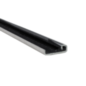 LUVEMA Tochtstrip Aluminium Profiel/Rubber G.4.725.AR U-Vorm 2200x16x5mm (Geboord)-0