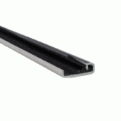 LUVEMA Tochtstrip Aluminium Profiel/Rubber G.4.725.AR U-Vorm 3000x16x5mm (Geboord)