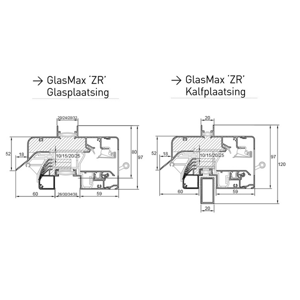 GlasMax ZR Ventilatierooster-57