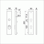 AMI VHB 251/15 Veiligheidsschilden Kerntrekbeveiliging PC55 F1 DD:38-45mm SKG***-192