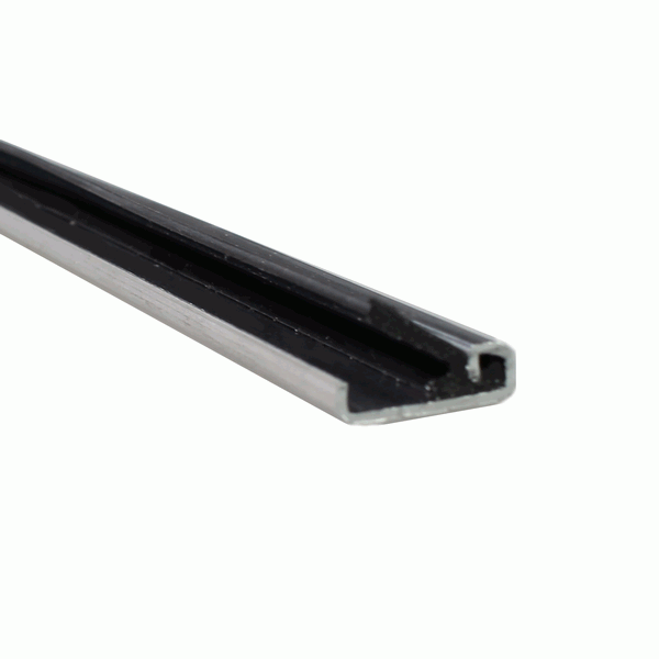 LUVEMA Tochtstrip Aluminium Profiel/Rubber G.4.725.AR U-Vorm 3000x16x5mm (Geboord) Koker a 25 stuks