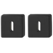 HOPPE Sleutelrozetten Vierkant DD:37-42 52x52mm 52KVS Zwart
