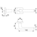 HOPPE Dallas 1643/52KV Blind