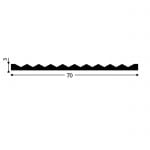 Slijtstrip 703 Ongeboord 70x3mm -4784
