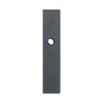 HOPPE Veiligheidsschild Blind Buitenschild Recht 2235 Zwart SKG***