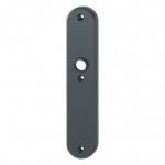 HOPPE Veiligheidsschild Blind Binnenschild Ovaal 3214 Zwart